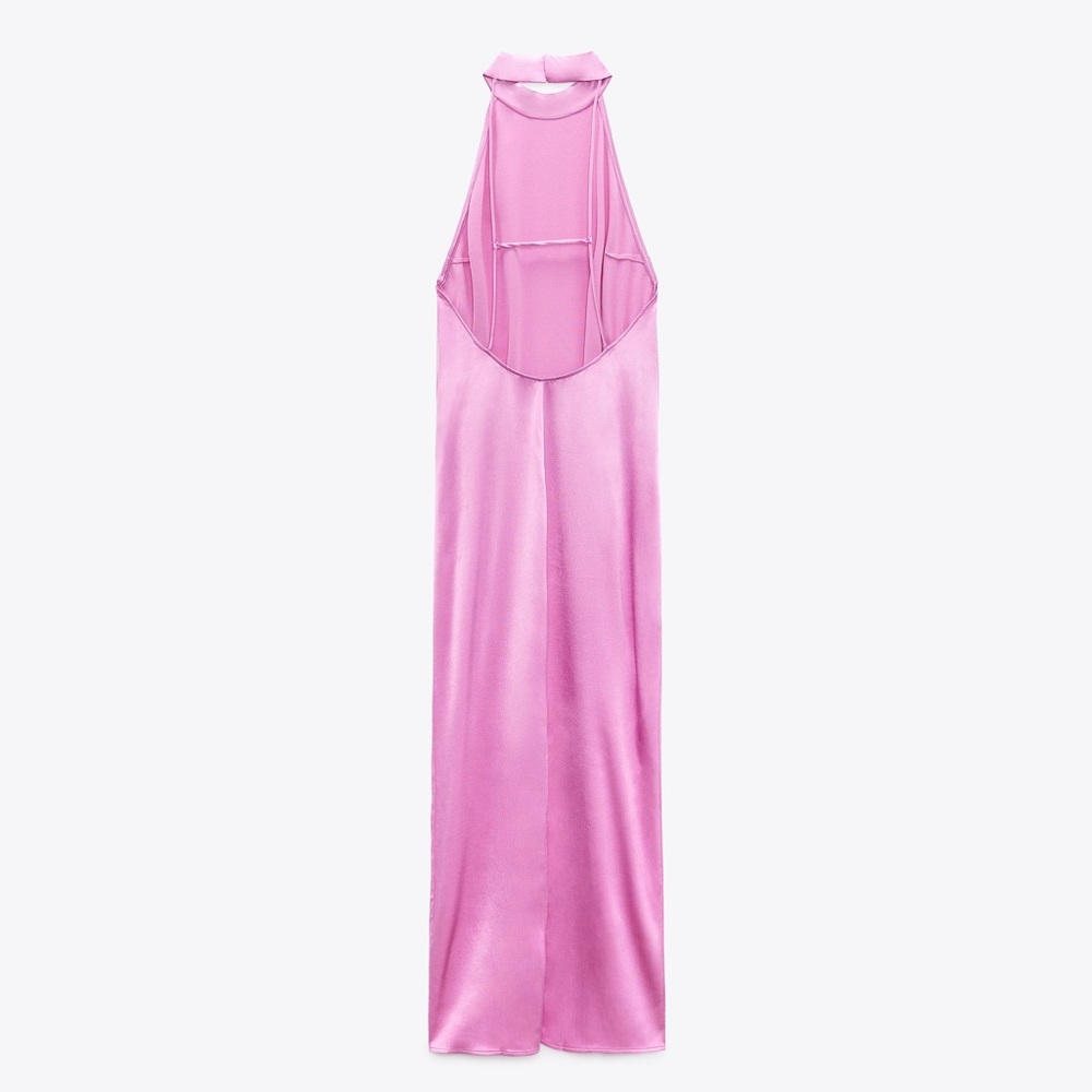 ZARA SATIN DRESS - Picture 12 of 15